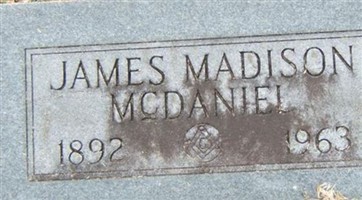 James Madison McDaniel James Madison McDaniel