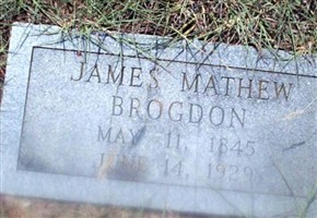 James Mathew Brogdon James Mathew Brogdon