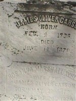 James Oliver Carson James Oliver Carson
