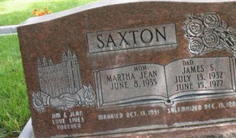 James Sloan Saxton James Sloan Saxton