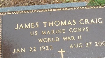 James Thomas "Jim" Craig James Thomas "Jim" Craig