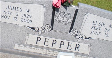 James W. Pepper James W. Pepper