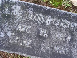 James Walton Carruth, Sr James Walton Carruth, Sr