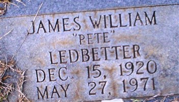 James William "Pete" Ledbetter James William "Pete" Ledbetter