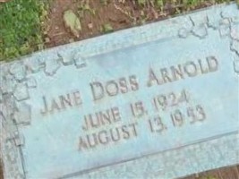Jane Doss Arnold Jane Doss Arnold
