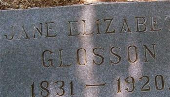 Jane Elizabeth Glosson