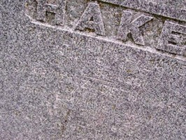 Jane Elizabeth Hake Jane Elizabeth Hake