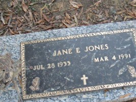 Jane Elizabeth Mathis Jones Jane Elizabeth Mathis Jones