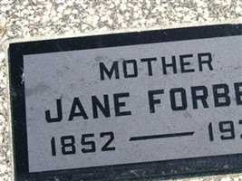 Jane Forbes Jane Forbes