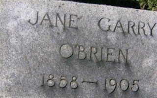 Jane Garry O'Brien Jane Garry O'Brien