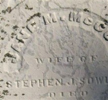 Jane M McCuin Sowles Jane M McCuin Sowles