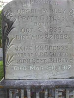 Jane Matilda McGregor Cutler Jane Matilda McGregor Cutler