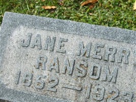 Jane Merry Ransom