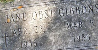 Jane Obst Gibbons