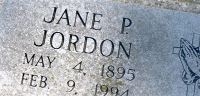 Jane P. Jordon Jane P. Jordon