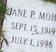Jane P Mohr