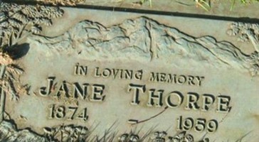 Jane Thorpe Jane Thorpe