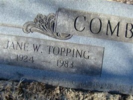 Jane W Topping Combest Jane W Topping Combest