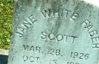Jane White Faber Scott Jane White Faber Scott