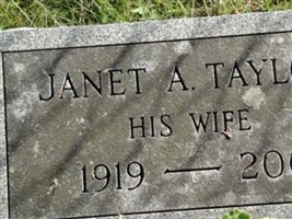Janet A Taylor Janet A Taylor