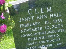 Janet Ann Hall Clem