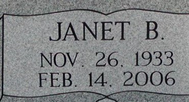 Janet B Williams Janet B Williams