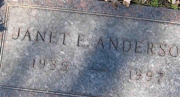 Janet E. Anderson Janet E. Anderson