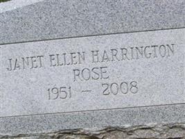 Janet Ellen Harrington Rose