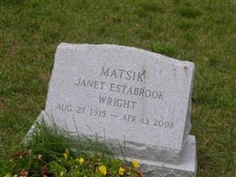 Janet Estabrook Wright Matsik