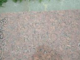 Janet Faye Rhodes