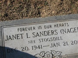 Janet L Stogsdill Sanders Janet L Stogsdill Sanders