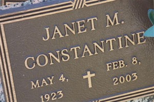 Janet M. Constantine Janet M. Constantine