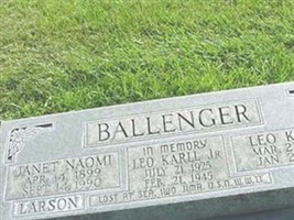 Janet Naomi Ballenger Janet Naomi Ballenger