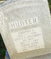 Janet S Halliday Hunter Janet S Halliday Hunter