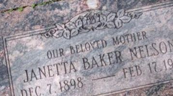Janetta Baker Nelson Janetta Baker Nelson