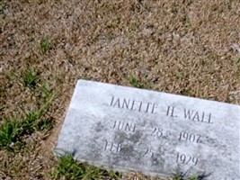 Janette H. Wall Janette H. Wall