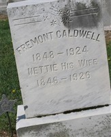 Susan Janette "Nettie" Caldwell CALDWELL