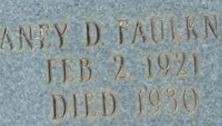 Janey D. Faulkner Janey D. Faulkner