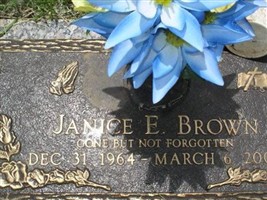 Janice Elaine Brown Janice Elaine Brown