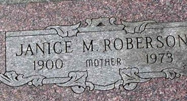 Janice M Roberson Janice M Roberson