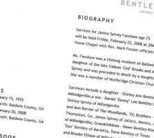 Janice Spivey Bentley Fanshaw Janice Spivey Bentley Fanshaw