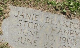 Janie Blanton Story Haney
