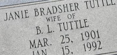 Janie Bradsher Tuttle