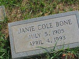 Janie Cole Bone