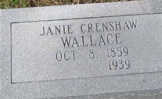 Janie Crenshaw Wallace