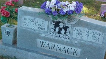 Janie M Jones Warnack