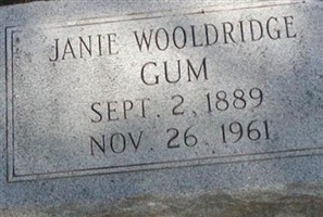 Janie Wooldridge Gum Janie Wooldridge Gum