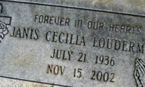 Janis Cecilia Loudermilk Janis Cecilia Loudermilk