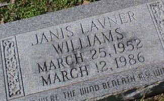 Janis Lavner Williams Janis Lavner Williams