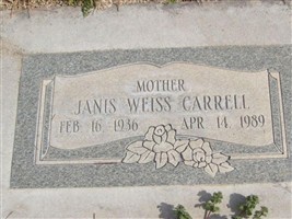 Janis Weiss Carrell Janis Weiss Carrell
